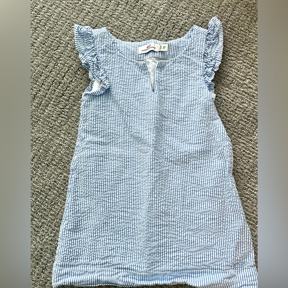 Vineyard vines toddler dress 2T blue